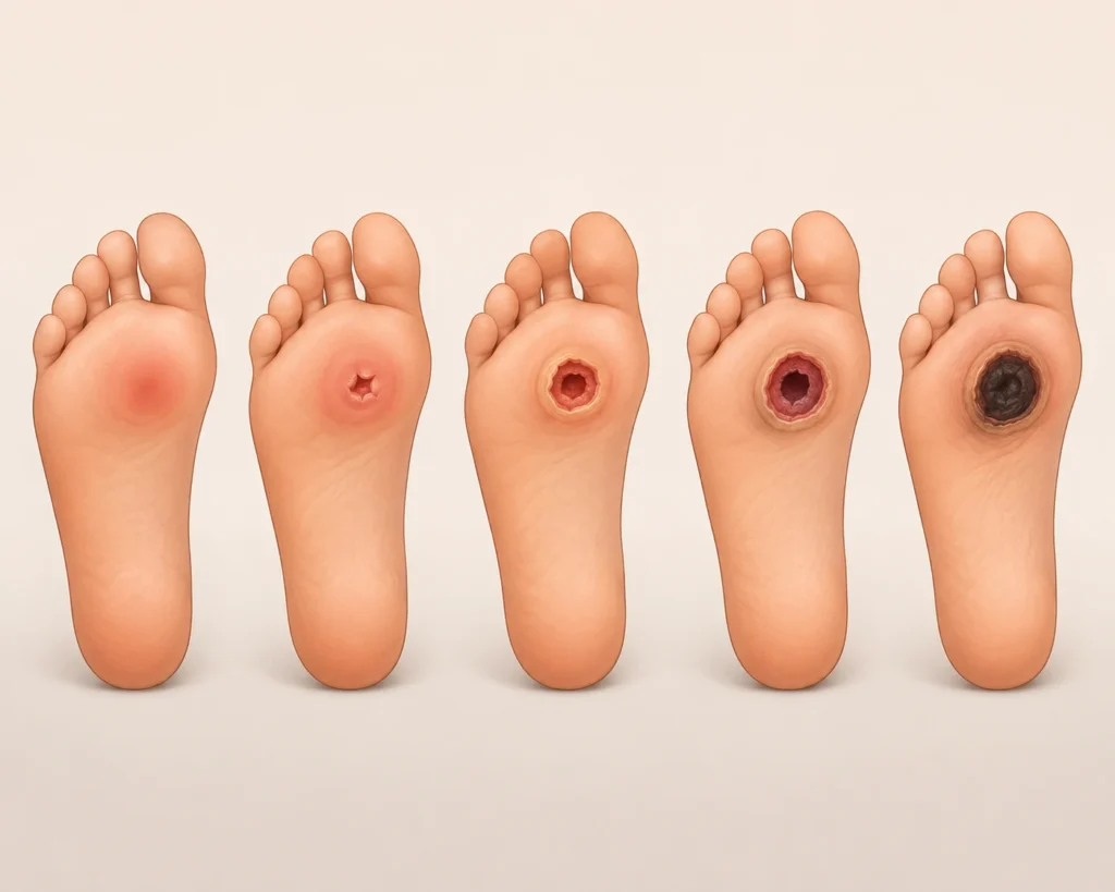 Diabetic Foot ulcer stages - Diabetic Foot ulcer stages