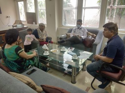 doctor with patient